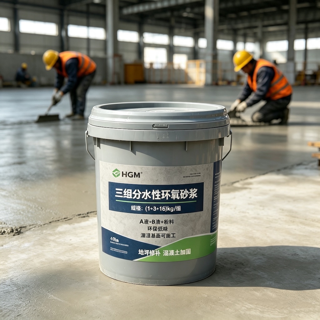 柘荣三组份水性环氧砂浆